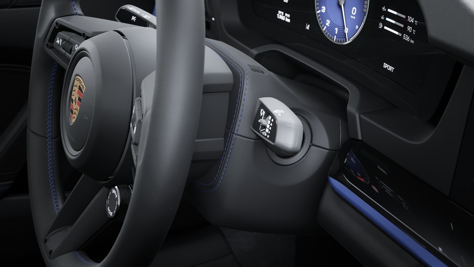Steering column casing leather
