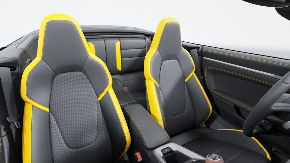 Deviated Stitching Interior Package and Deviated Leather Seat Accents