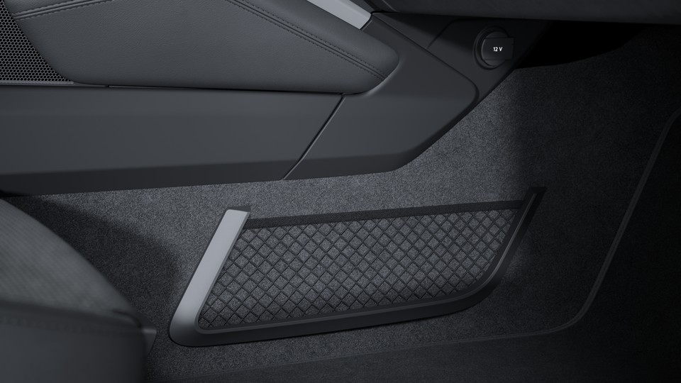 Storage Net in Passenger Footwell