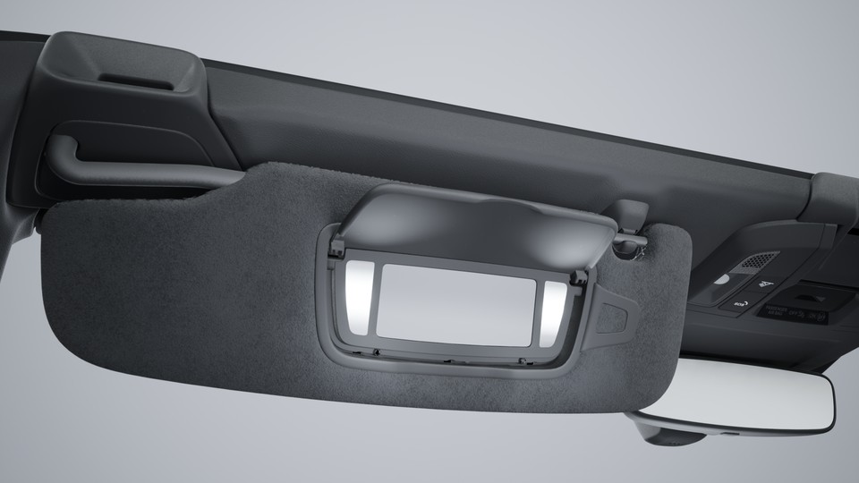 Sun Visors in Black Race-Tex