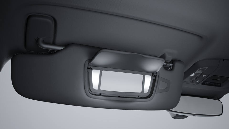 Sun visors leather