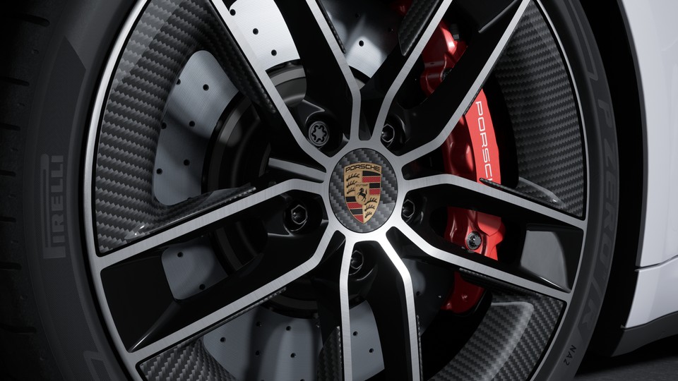 Wheel Center Caps in Carbon Fiber