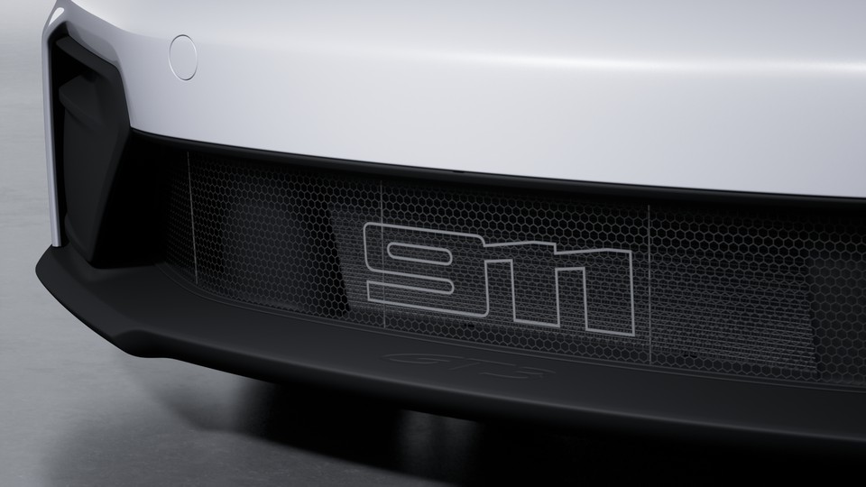 Front air intake grille with '911' logo