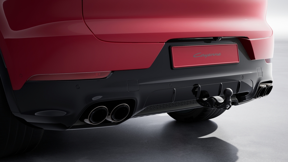 Electrically extending towbar system