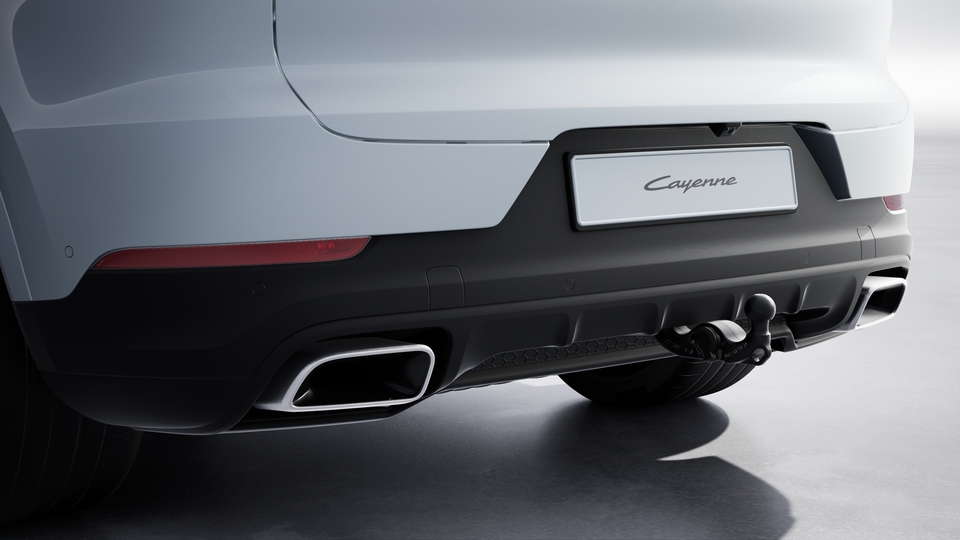 Electrically extending towbar system
