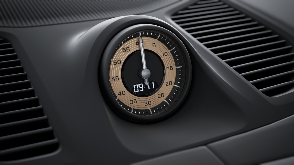 Compass/Sport Chrono stopwatch instrument dial and digital tachometer Mojave Beige