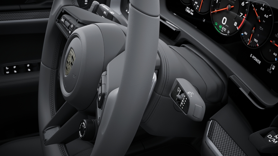 Steering Column Casing in Leather
