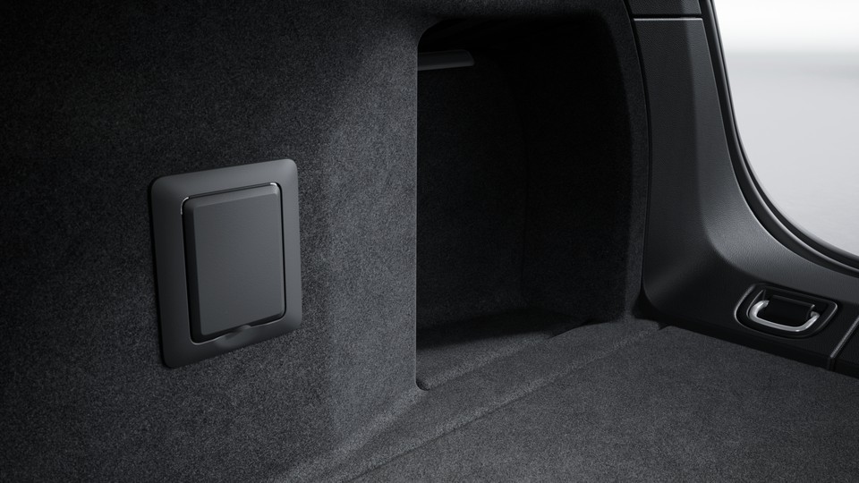 230V socket in luggage compartment