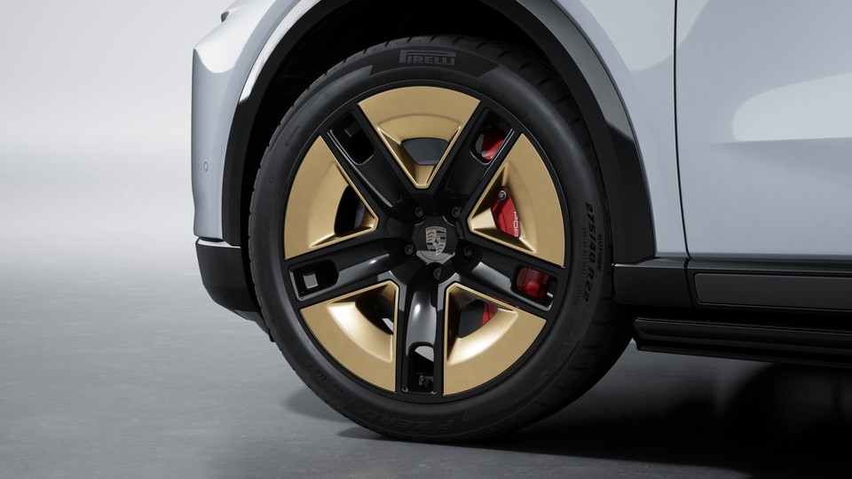 Rodas pintadas em California Gold