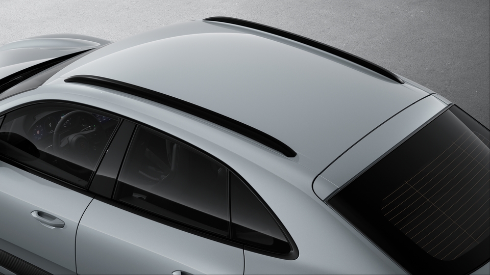 Barres de toit en aluminium Noir