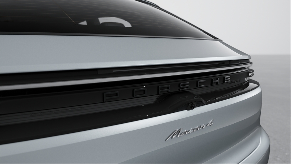 'PORSCHE' logo in Black (matt)