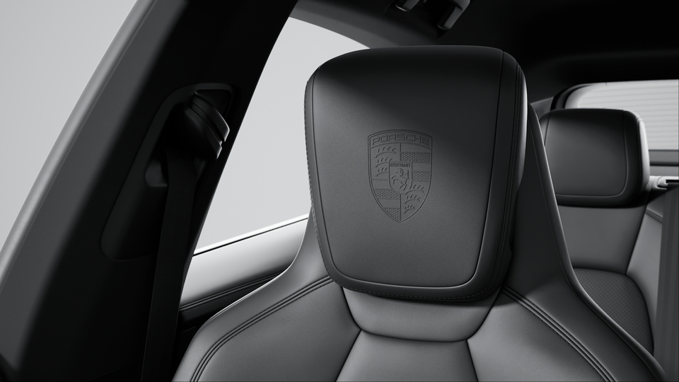 Porsche Crest on Headrests (Front)