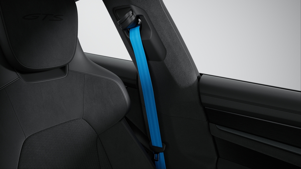 Seat Belts in Arctic Blue