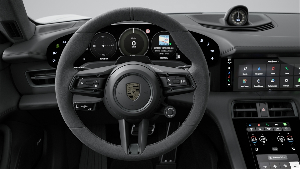 Steering Wheel Rim Race-Tex including Steering Wheel Heating (i.c.w. Sport Chrono Package and Leather Interior)