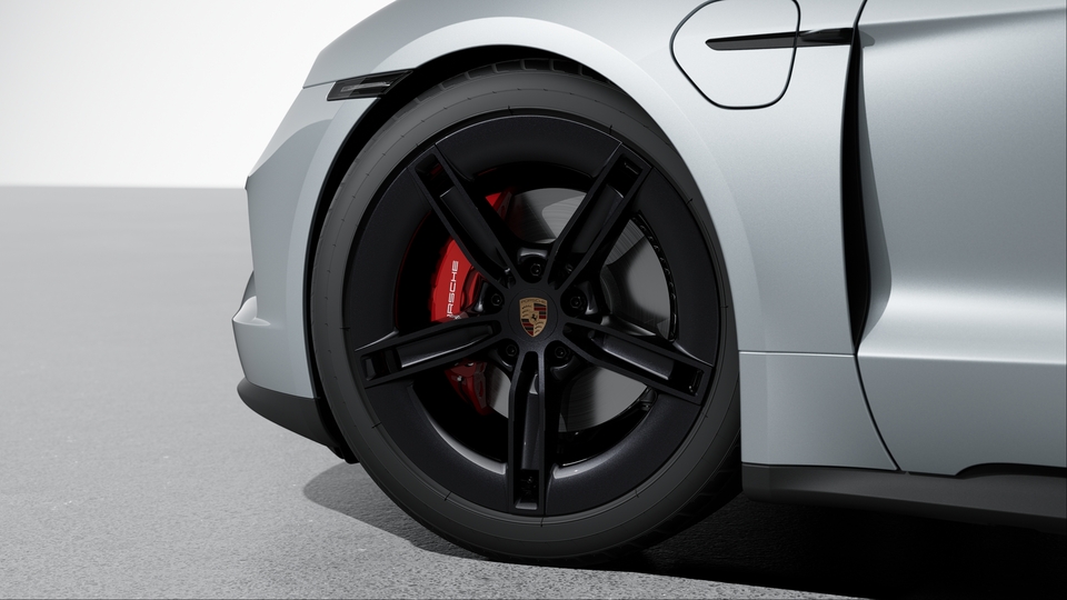 Räder lackiert in Tiefschwarzmetallic