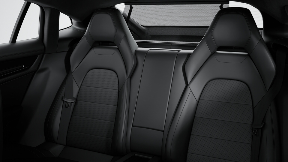 Electric roll-up sunblind for behind rear compartment